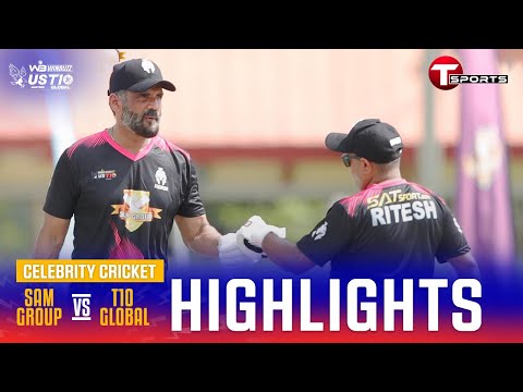 Highlights | Samp Group vs T10 Global | Celebrity Cricket | US Masters T10 League 2023 | T Sports