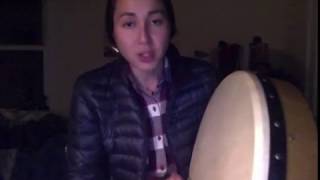 "The Well Below The Valley" - Saya with bodhrán (Irish drum)