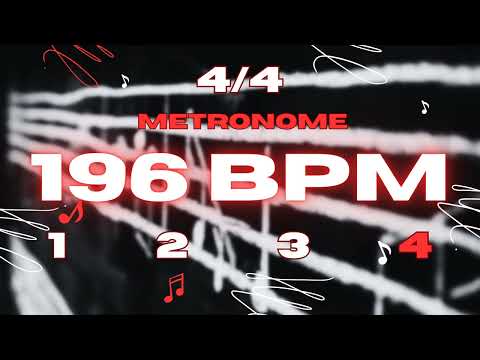 196 BPM - 4/4 Metronome