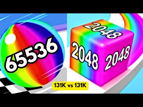 Ball Run Infinity 🏀 vs Jelly Run 2048 [Level 1] | Ultimate Merge Battle | Satisfying 2048 Gameplay