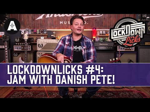 Jam Along With Danish Pete - Andertons LockDownLicks #4 (Blues Rock Loop In E)