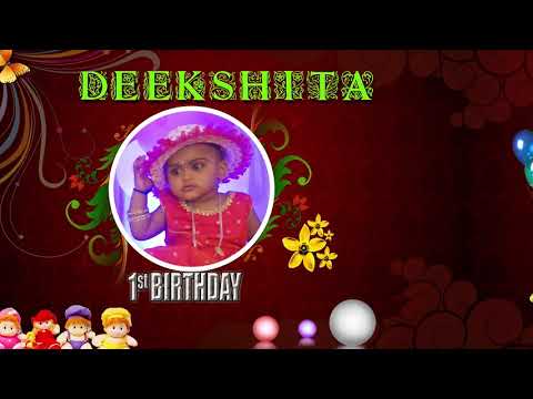 Deekshita 1st Birthday Celebration 2020