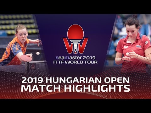 Britt Eerland vs Valeria Shcherbatykh | 2019 ITTF World Tour Hungarian Open Highlights (Pre)