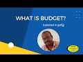 What Is Budgeting Explained In Tamil