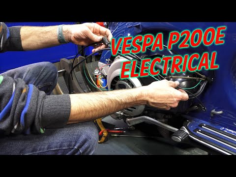 Prepping An All Original 1978 Vespa P200E For Sale: PART 3 Electrical