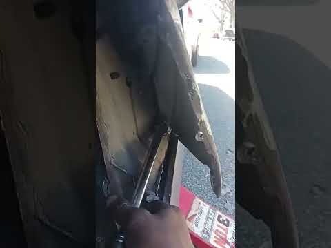 bmw 328i side driver fender removal