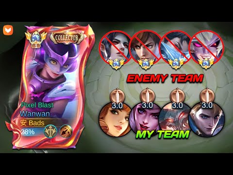 TOP GLOBAL WANWAN MET DARK SYSTEM IN SOLO RANK!!🥺 (can I still win and get MVP?)