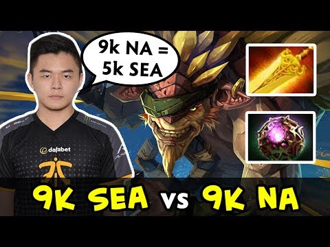 9k SEA vs 9k NA — MidOne Bristleback vs Smash Legion Commander