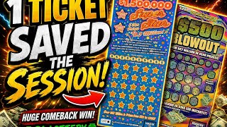 🔥 ONE TICKET SAVED THE SESSION!! 💰🎟️ HUGE PA LOTTERY SCRATCH-OFF COMEBACK!