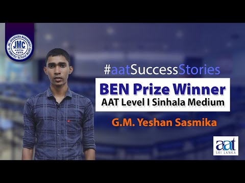 AAT Success Stories | Yeshan Sasmika | JMC AAT Prize Winner