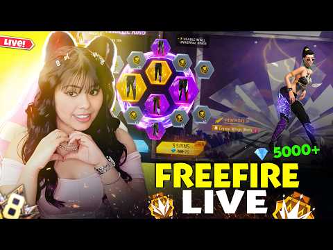 🔴FREE FIRE LIVE WITH RIYA AND 1 VS 4 GUILD TEST😎 #classyff #fflive #freefire  #girlgamer