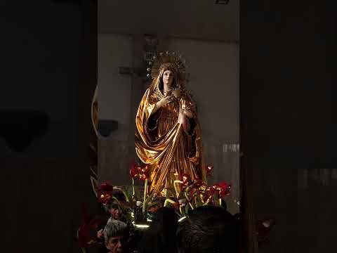 Solenme cortejo procesional intramuros de Nuestra Señora de los Dolores —  zona 13 colonia santa fe