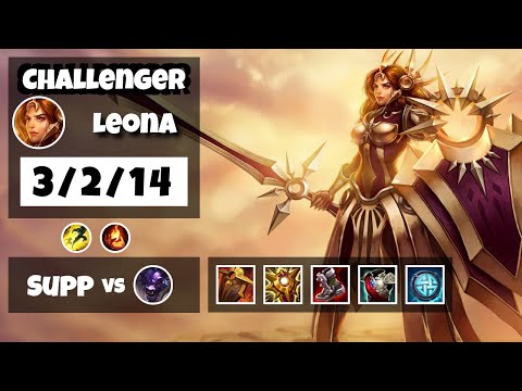 Leona 11.11 Gameplay Challenger Replay S11 Support (3/2/14) - EU