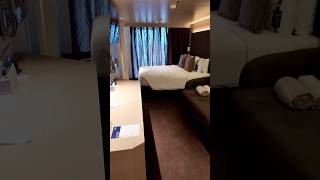 Come check out our Deluxe Balcony Cabin on MSC World America with us! #cruise #shorts
