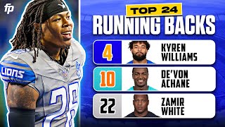 The Top 24 Running Backs in 2024 | Who Will Finish as the RB1?! (Fantasy Football)