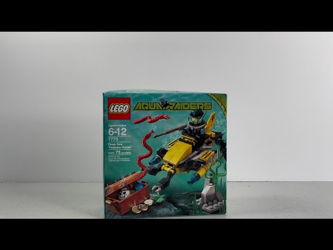 LEGO Aqua Raiders deep sea treasure hunter set review !!!! LEGO 7770 from 2007 🌊