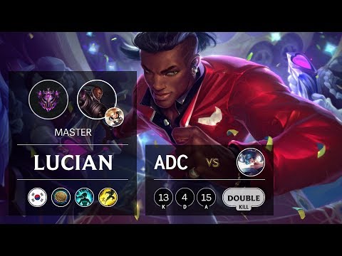 Lucian ADC vs Sona - KR Master Patch 9.12