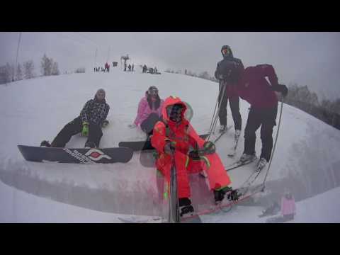 Видео: Видео горнолыжного курорта Новососедово в Новосибирская область