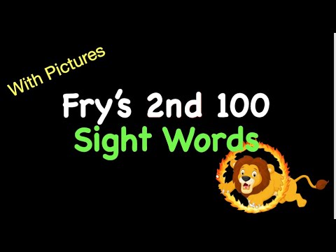 Fry's 2nd 100 Sight Words With PICTURES