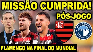 MISSÃO CUMPRIDA! FLAMENGO VENCE PYRAMIDS E ESTÁ NA FINAL DO MUNDIAL DE CLUBES! PÓS-JOGO DO MENGÃO E+