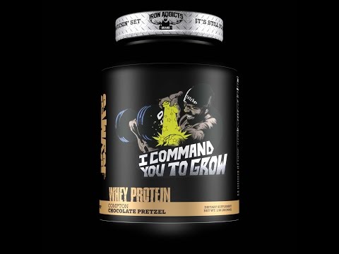 Iron Addicts Brand- I COMMAND YOU TO GROW (Protein)
