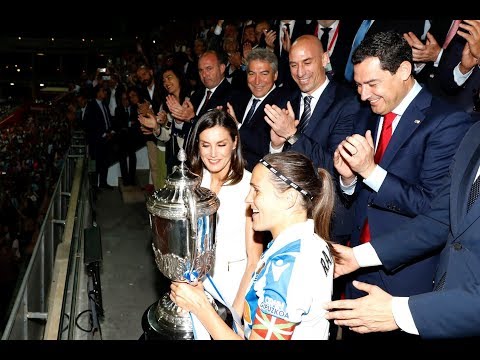 S.M. la Reina preside la Final de la “Copa de la Reina" de Fútbol Femenino