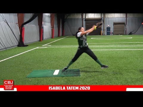 Isabela Tatem 2020 Softball Skills VIdeo