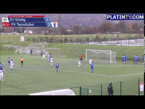 19.11.16 U17 SV Grödig - Tecnofutbol - Highlight  (2. Halbzeit / 85:22) am 19.11.2016 15:35