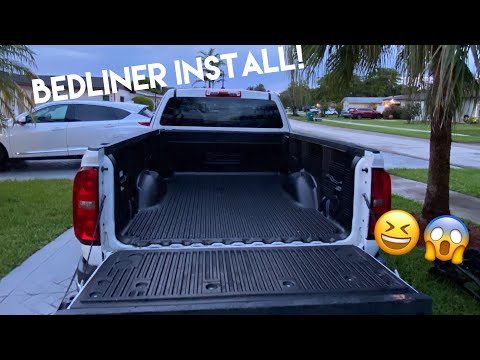 Installed A Bedliner On The Colorado!!!