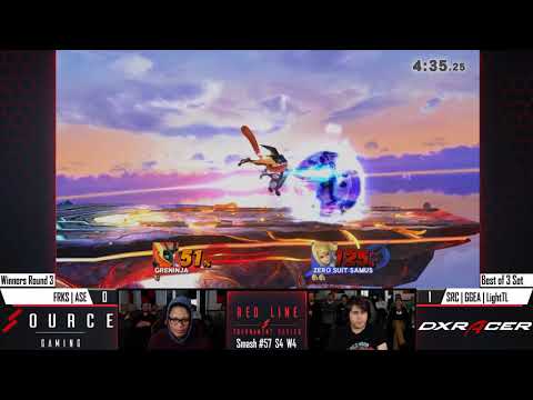 Red Line Smash 57 - FRKS | ASE (Greninja) Vs. SRC | Light (ZSS)