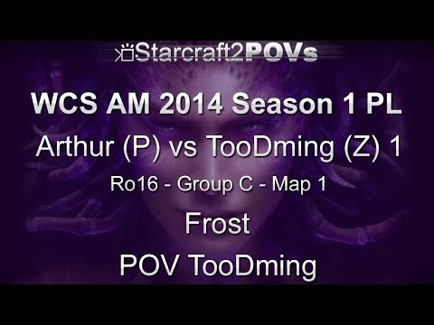 SC2 HotS - WCS AM 2014 S1 PL - Arthur vs TooDming 1 - Ro16 Group C - Map 1 - Frost - TooDming