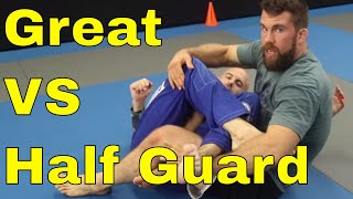 High Percentage Honey Hole Entry in BJJ from Top Half Guard
