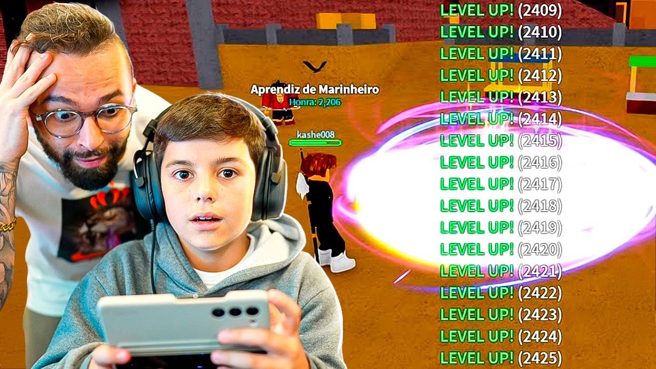 😱Peguei a criança no Flagra...! Blox Fruits