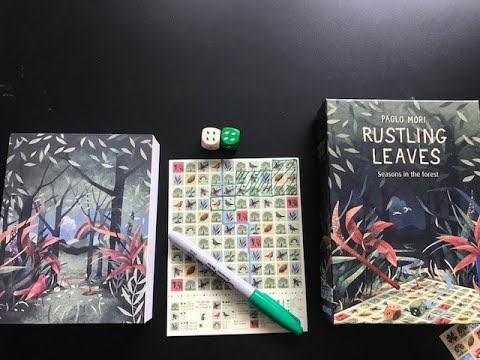 Rustling Leaves our favourite roll and write game