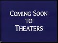 Disney Coming Soon To Theaters VHS Bump From Aladdin And The King Of Thieves August 13 1996