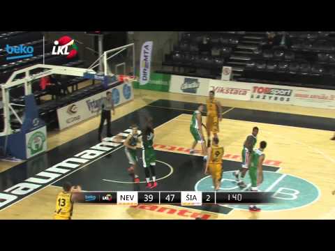 BEKO-LKL rungtynės: Kėdainių „Nevėžis" - Šiaulių „Šiauliai" [2014-12-19]