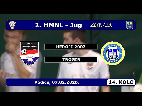 2.HMNL-JUG, 14. KOLO: HEROJI 2007 - TROGIR, 07.02.2020.