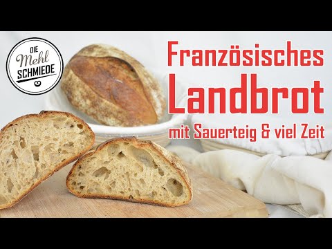 French country bread with sourdough // baking bread with sourdough // levain // yeast-free // tar...