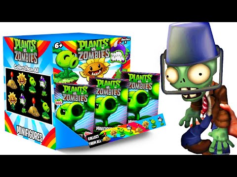 The LARGEST Plants Vs Zombies MYSTERY BOX! NEW ZOMBIES EXE, PeaShooter FUSION Minifigures
