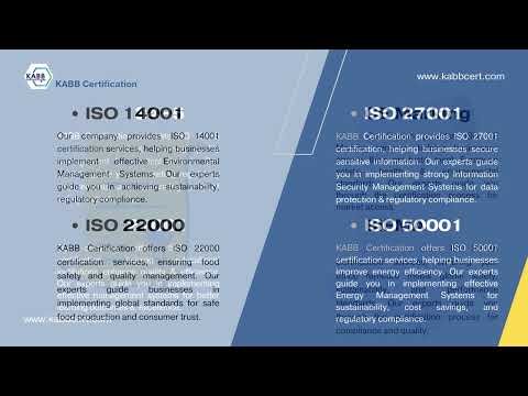 Iso 50001 certification services