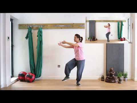 Tai Chi Qigong Shibashi Set 2 (Tutorial) | Movements 1-6 | Mirrored version with all the details |