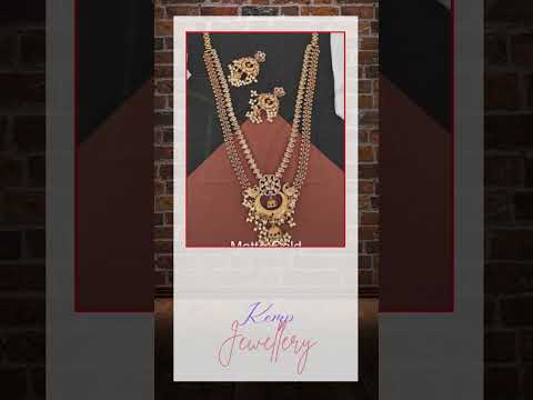 Kemp jewelry matte gold polish kemp design fancy style party...