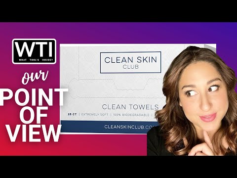 Clean Skin Club Clean Facial Towels - WTI product video review
