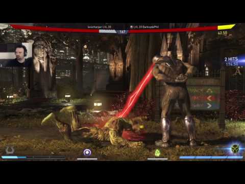 Injustice 2 1st MP gameplay pt11 - Swamp Thing vs. Darkseid