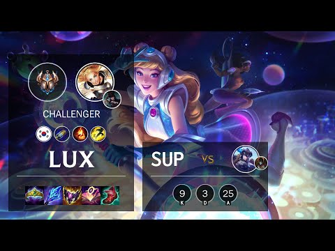 Lux Support vs Sejuani - KR Challenger Patch 11.24b
