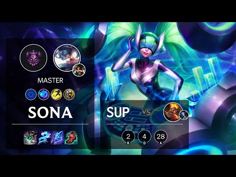 Sona Support vs Brand - EUW Master Patch 11.18