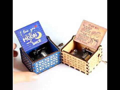 صندوق موسيقى قطعة واحدة باللون