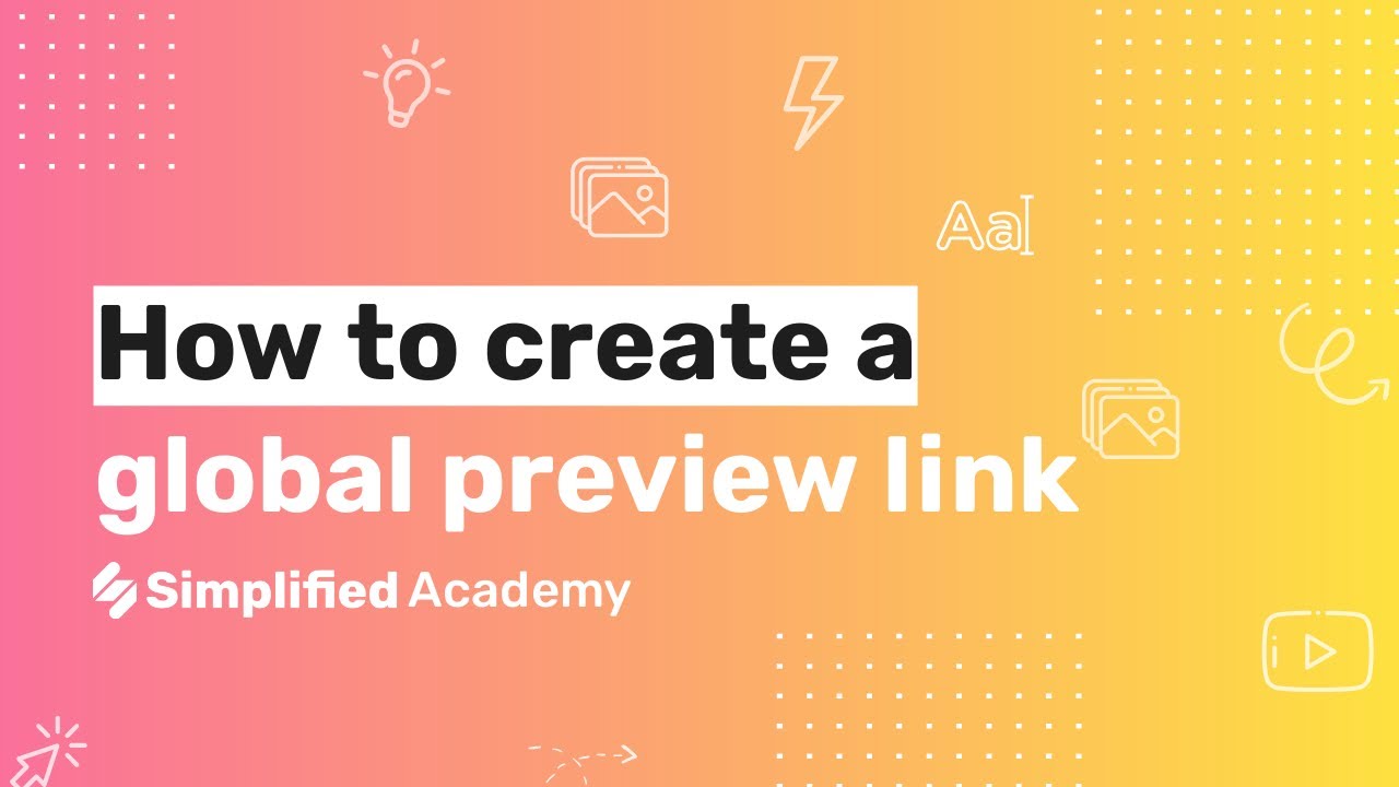 Generate Global Preview Links | The Quick and Easy Way to Share Your Designs with Anyone