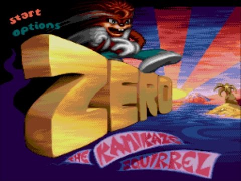 Zero The Kamikaze Squirrel Megadrive