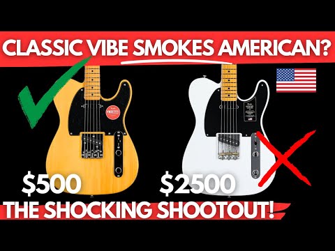 Telecaster Shootout: Classic Vibe DESTROYS American Vintage II?